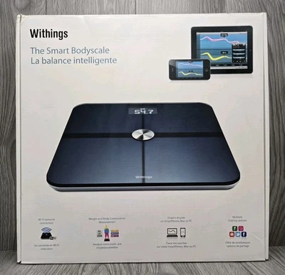 Withings Smart Body Analyzer Scale Black WS-50. New Never Used  - Image 1 of 4