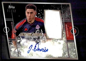 2015 Topps Apex MLS Die-Cut Auto Relic Jonathan Osorio 9/27! Toronto FC - Bild 1 von 2