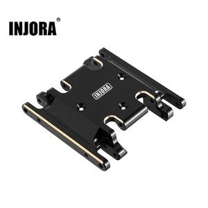 INJORA 46g Black Brass Skid Plate Transmission Mount for 1/18 HPI Venture18 - Picture 1 of 8