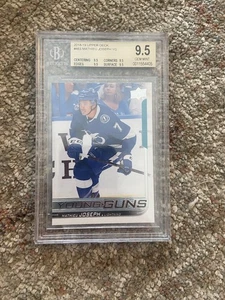 2018-19 Upper Deck Series 2 Mathieu Joseph Young Guns Graded BGS 9.5 True Gem Mt - Picture 1 of 2