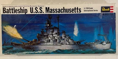 Revell 1969 Battleship U.S.S. Massachusetts Sealed w/rip - Image 1 of 4