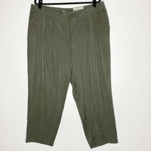 New Chico's Soft Skimmer Tencel Pleated Ankle Pants Women's Size XL (Chico's 3) - Picture 1 of 9