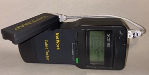 SC8108 NetWork Cable Tester Meter | RJ45 LAN Phone Coaxial Wiremap Length - Picture 1 of 8