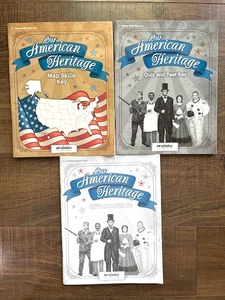Menge 3 Abeka Geschichte Klasse 3 Unser amerikanisches Erbe Lehrer Schlüssel, Schüler Quiz - Bild 1 von 5