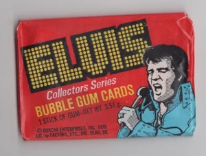 1978 DONRUSS BOXCAR ELVIS PRESLEY COLLECTORS SERIES UNOPEN PACK WITH GUM #1 - Picture 1 of 2