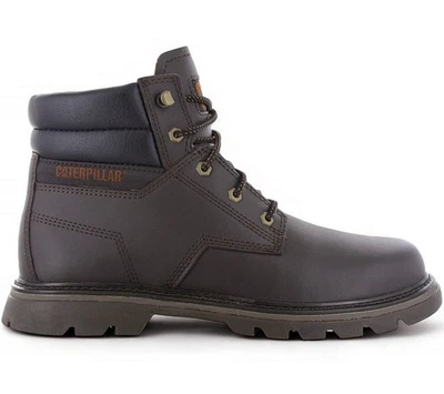 CAT Caterpillar Cuadrados - Hombre Invierno Botas Boots Cuero Braun P723803 - Imagen 1 de 4