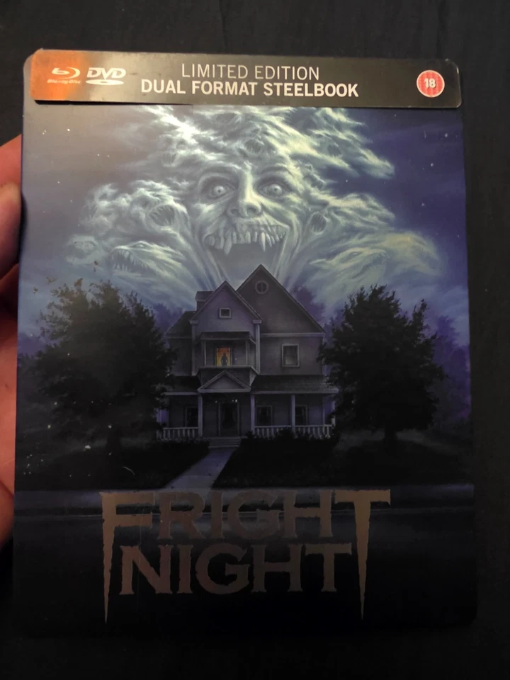 LAST CHANCE: Fright Night 1985 UK Limited Edition Steelbook Blu-ray/DVD+Booklet - Image 1 of 4