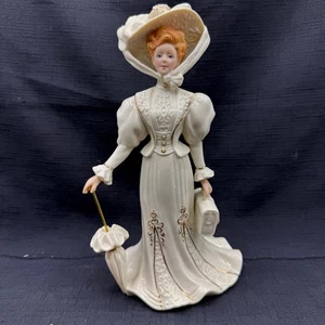 Figura de porcelana fina Lenox 1995 Grand Voyage Victorian Lady 10" - Imagen 1 de 15