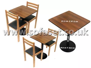 Restaurant Bar Cafe Dinning canteen hotel table beech wood stacking chairs - Picture 1 of 1