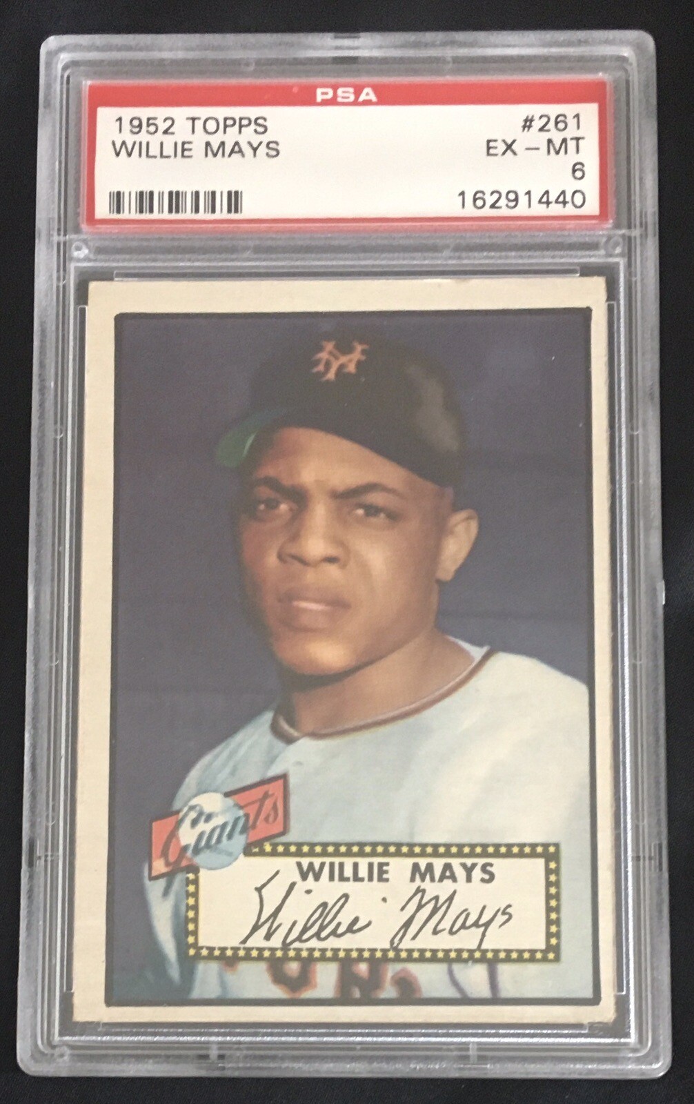 1952 Topps Willie Mays Psa 6 # 261