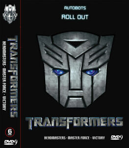 DVD ANIME TRANSFORMERS (HEADMASTERS & MASTER FORCE & VICTORY) DOUBLÉ ANGLAIS