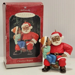 Vtg 1998 Hallmark Keepsake Handcrafted Ornament Christmas Request 3" - Picture 1 of 3