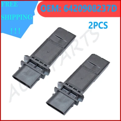 2PCS Mass Air Flow Sensor for Benz E320 E350 GL320 ML350 R350 0281002695 - Image 1 of 4