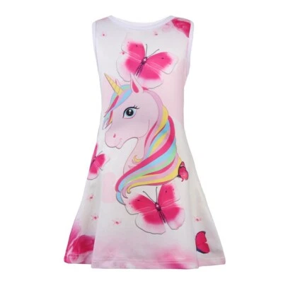 Camisones para niñas, camisón unicornio princesa pijama vestidos para niñas ropa de dormir Foto 1 de 4