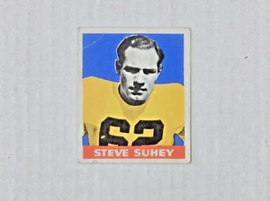 1948 Leaf Football Steve Suhey Card #2 - Imagen 1 de 2