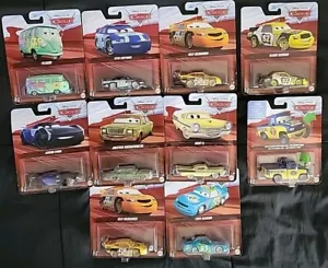 Disney Pixar Cars Toys Die-Cast Metal 1:55 Scale Lot Of 10 - Picture 1 of 10