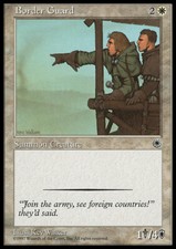 Magic the Gathering MTG Border Guard (9) Portal   MP