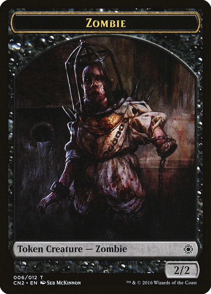 Zombie [Conspiracy: Take the Crown Tokens] Magic MTG - Image 1 of 1