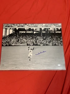 FOTO FIRMADA AUTOGRAFIADA POR DUKE SNIDER 16X20 LOS ANGELES DODGERS STEINER - Imagen 1 de 1