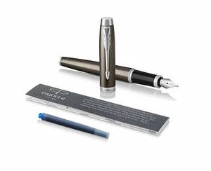 Parker Im Fountain Pen Dark Espresso Fine Pt Nib New In Box - Picture 1 of 6