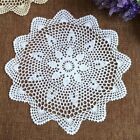 Vintage Crocheted Doily Mats Round Lace Table Cloth Home Decoration Tool