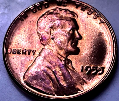 1955 Lincoln Wheat One Cent DDO FS-102, RD (Regular Strike) 64+ - Image 1 of 4