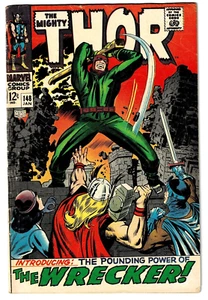 The Mighty Thor #148 VG/FN 1st App Wrecker Silver Age Marvel HD Scan 1968 U-4 - Bild 1 von 2