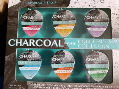 My Beauty Spot Charcoal Facial  Collection Variety 6 Pack - Image 1 of 4