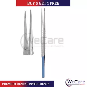 DENTAL CASTROVIEJO MICRO SURGERY FORCEP 7" T/C BLUE by WeCare Instruments - Picture 1 of 3
