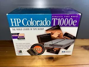 HP Colorado T1000e Travan External Tape Drive Parallel Port UNTESTED - Picture 1 of 5
