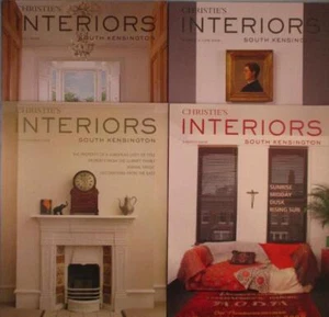 Lot of 4 Christie's Interiors South Kensington Catalogs Fine Furnishings 2009 - Picture 1 of 1