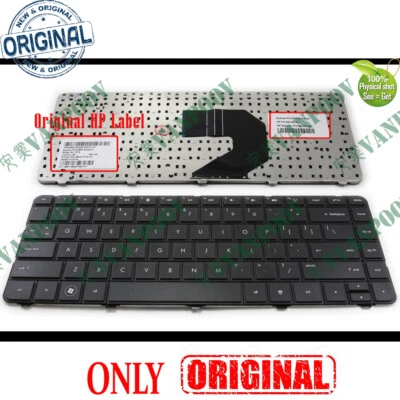 New HP Pavilion G4 G4-1000 G6 CQ43 CQ57 CQ58 2000 Keyboard US Black 633183-001 - Image 1 of 4