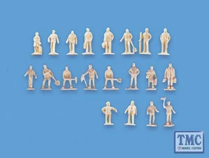 5156 Modelscene N Gauge Assorted Unpainted Figures set A Pack of 20 - Picture 1 of 1