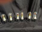 Disney Thimbles in Glass Dome 6 Different Characters