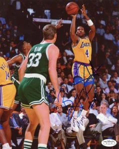 BYRON SCOTT AUTOGRAMMIERTES SPIEL ACTION 8X10 FOTO - LOS ANGELES LAKERS - Bild 1 von 1