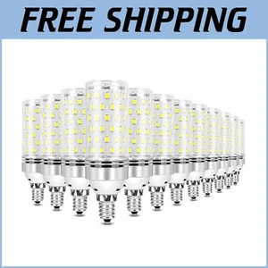 Bright 16W E12 LED Bulbs, 12 Pack - Daylight White with 30,000 Hours Lifespan - Picture 1 of 10