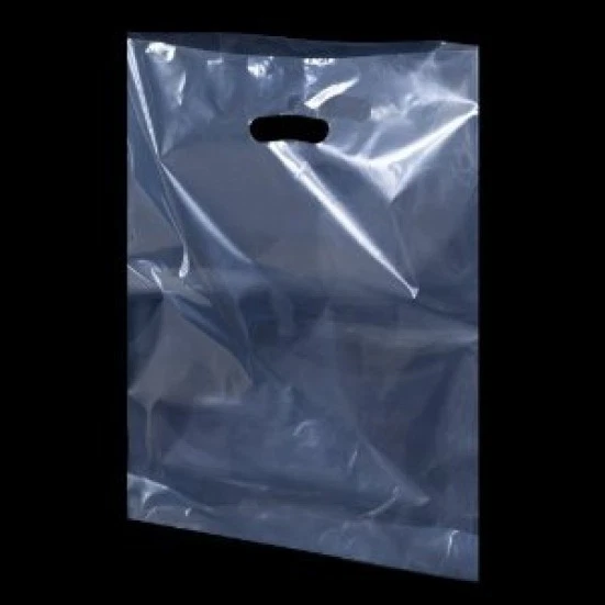 Clear Carrier Bags Plastic Handle Polythene Shopping All Sizes Extra Strong 250G