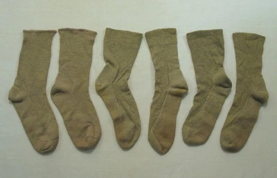 Three Pairs of Original WW2 US Army USMC Wool Combat Boot Socks WWII EXC COND - Image 1 of 4