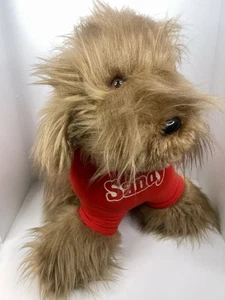 Sandy Plush Dog From Annie VTG Knickerbocker 1982 21” Tall Large Stuffed animal - Picture 1 of 13