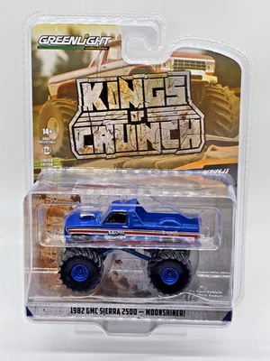 GMC Sierra 2500 Moonshiner 1982 azul Greenlight exclusivo de Walmart persecución Foto 1 de 4