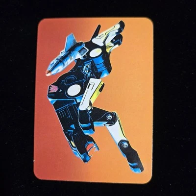 NM Transformers G1 Hasbro Action Card 1985 107 Ravage Orange variation  - Image 1 of 2