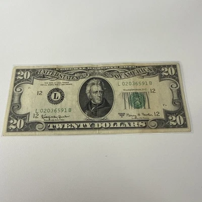 1963 A 20 Dollar Bill - Image 1 of 4