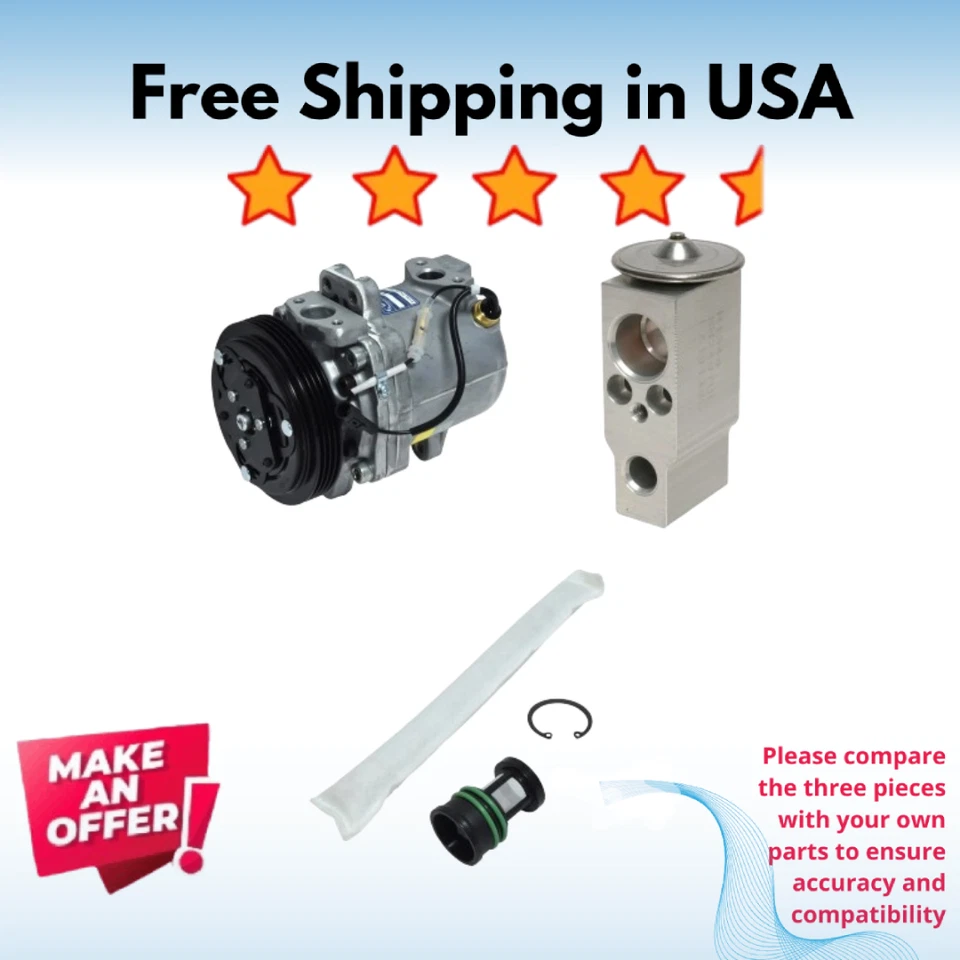 Kit Compressor A/C Fit Suzuki Vitara 1999-2001, Suzuki Grand Vitara 2000-2002 - Image 1 of 1