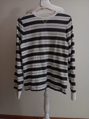 Pullover Tony Hawk a Rayas Niños Talla XL 18-20 Blanco Gris Manga Larga Top Foto 1 de 4