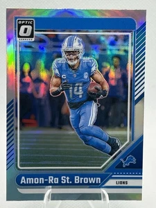 2024 Panini Donruss Optic - [Base] - Holo Prizm #66 - Amon-Ra St. Brown - Bild 1 von 2
