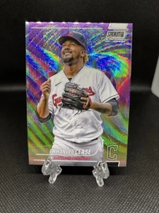 Emmanuel Clase 2022 Topps Stadium Club Chrome Wave Refractor #318 - Picture 1 of 2