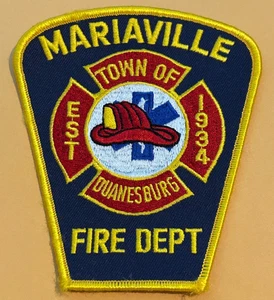 Mariaville Fire Department Duanesburg New York Patch unbenutzt - Bild 1 von 2