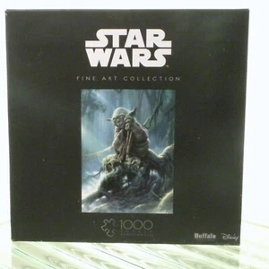 Star Wars Jigsaw Puzzle Fine Art Collection Yoda 1000 pc Complete Puzzle - Picture 1 of 3
