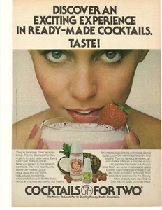 1980 Cocktails For Two Advertisement - Foto 1 di 1