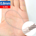 Câble de câble métallique en acier inoxydable transparent revêtu de PVC 0,6 mm 0,8 mm 1 mm 1,2 mm 1,5 mm 2 mm